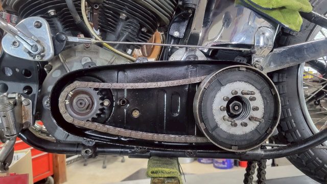 53FL　ドラムスプロケット　加工修正　パンヘッド